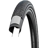 Schwalbe Unisex – Erwachsene Fahrradreife, Schwarz, Road Cruiser Plus PunctureGuard, TwinSkin 47-622-TwinSkin