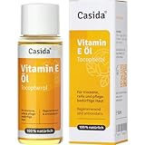 Vitamin E Öl Tocopherol natürlich - Zieht schnell ein und spendet der Haut Feuchtigkeit - 50 ml