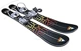 GPO Snowblade Hot Stamp | Kurz-Ski inkl. GC-201-Bindung | 99 cm Länge | Big-Foot-Ski Herren und Damen