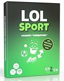 LOL SPORT - Lachen 'verboten' | Partyspiel rund ums Thema Sport | lustiges Kartenspiel und Gesellschaftsspiel ab 12 Jahren und 3+ Spieler | Geschenk für Männer und Sportfans | Geburtstagsgeschenk Mann