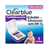 Clearblue Kinderwunsch Fertilitätsmonitor, Ovulationstest / Fruchtbarkeitstest für Frauen, 1 Touchscreen-Monitor, Zykluscomputer Eisprung, 89% erhöhte Chance schwanger zu werden