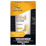 TIGER BALM NACKEN & SCHULTER BALSAM - Pflegende Einreibung ideal für unterwegs - 50 g Balsam