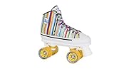 HUDORA Rollschuhe Roller-Skates Candy Stripes, Disco-Roller, Gr. 36, 13050