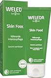 WELEDA Bio Skin Food Feuchtigkeitscreme 30ml - reichhaltige Naturkosmetik Hautpflege SkinFood Hautcreme zur Pflege von sehr trockener Haut. Natürliche Körper- & Gesichtscreme nährt die Haut intensiv