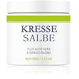 Kressesalbe Plus,Aktiv Kressesalbe Gegen Altersflecken,Kresse Salbe Gesichtscreme,Pigmentflecken Creme,Aufhellende Creme Gegen Pigmentflecken,Altersflecken Entfernen Creme für Das Gesicht 100 ml (1PC)