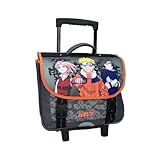 mybagstory - Rucksack mit Rollen für Jungen Naruto, Kinder, Schule, Grundschule, Kindergarten, Kindergarten, Kindergarten, Größe 38 cm, verstellbare Schultergurte, Rollen – Geschenkidee, Naruto -