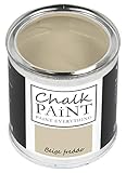 Chalk Paint Everything® Beige Freddo Kreidefarbe Wasserbasis für Alle Oberflächen einfach zu verarbeiten ohne schlechten Geruch - Chalk Paint Extra Matt (250 ml)