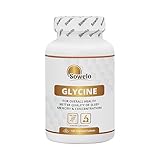 Sowelo - Glycin, 120 Tabletten der Aminosäure, Hohe Konzentration pro Tablette 750 mg, für 120 Tage Nahrungsergänzung, Trägt zum Aufbau von Kollagen Bei