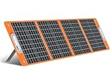 Solarpanel Faltbar 100W 18V Solarmodul, Flexibel Solar Panel Camping Tragbares Monokristalline Solarmodule, Solaranlage Komplettset mit Typ-C QC3.0 für Wohnwagen Camping Balkon Gartenhäuser