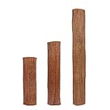 Mega Holz Weidenmatte Sichtschutzmatte aus Weide Ideal für Garten, Balkon und Terrasse 300x180 cm Natürlicher Sichtschutz