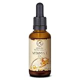 Vitamin E Öl 50ml - Natürlich - Vitamin E Oil - Vitamin E Oil - Pflege für Gesicht - Körperpflege - Haare - Kosmetik Öl