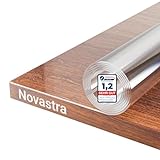 Novastra Tischfolie 2mm – Transparente Schutzmatte,Tischdecke abwaschbar, Tischschutz – Einfache Pflege, Kratz- und Reißfest, Ideal für Küche, Wohnzimmer und Garten (Länge 40cm, Breite 60cm)