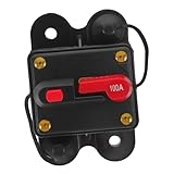 FELTECHELECTR Car-Audio-Modifikation lasttrennschalter Sicherungsautomat Audio-Inline-Leistungsschalter Mini-Leistungsschalter Auto-Leistungsschalter automatischer Schutzschalter Bakelit Black