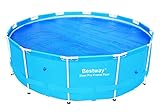 Bestway 58242 Solarabdeckplane für Frame Pool, ø 366 cm