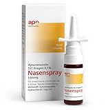 apodiscounter Xylometazolin 0,1% Nasenspray (1x 10ml) - Abschwellend & schnell lindernd bei Erkältung und Schnupfen - Für Erwachsene & Kinder ab 6 Jahren