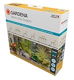 Gardena Micro-Drip-System Tropfbewässerung Set Terrasse (30 Pflanzen): Starter-Set sofort einsatzbereit, wassersparendes Bewässerungssystem, einfache & flexible Verbindungstechnik (13400-20)