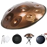 Handpan Planet Handpan mit 9 Tönen in D Kurd (in Gold) (440 Hz) (Generation 4)