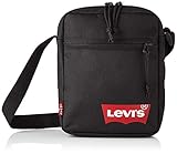 Levi's Mini Crossbody Solid (Red Batwing), Herren, Einheitsgröße, Schwarz - Regular Black - Größe: Einheitsgröße