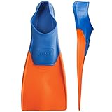 FINIS Kinder Floating-11-1 Swim Fin, Blue/Orange, XXS-EU 29-33