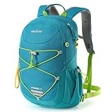 HALOVIE Kinderrucksack 15L für 6-10 Jährige Jungen und Mädchen, Wanderrucksack Kinder mit Brustgurt