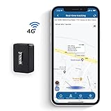 TKMARS 4G Mini GPS Tracker GPS Tracker Ohne ABO mit Kostenloser App, 32 Tage Standby-Zeit, Stark Magnetisch, Wasserdicht, 1500mah