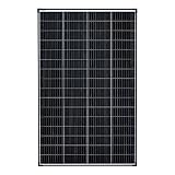 enjoy solar 210W 36V Monokristallines Solarmodul, 182mm Solarzellen 10 Busbars Solarpanel ideal für Wohnmobil, Balkonanlage, Gartenhäuse, Boot (210, watts)