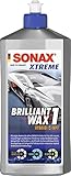 SONAX XTREME BrilliantWax 1 (500 ml) flüssiges Hartwachs ohne Schleifmittelanteil für neue, neuwertige & mit Politur vorbehandelte Lacke, Art-Nr. 02012000