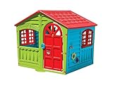 Palplay 0716051, Multicolor Indoor & Outdoor Plastik Spielhaus, 130 x 109 x 115 cm