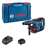 Bosch Professional BITURBO Akku-Bohrhammer GBH 18V-40 C (mit SDS max, 9,0 J Schlagenergie, 2 x Akku ProCORE 5.5Ah, Ladegerät GAL 1880 CV, in XL-BOXX)