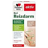 Doppelherz Bei Reizdarm - Medizinprodukt zur unterstützenden Behandlung des -Syndroms mit Symptomen wie Blähungen, Verstopfungen, Durchfall, Bauchschmerzen - 30 Tabletten