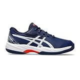 ASICS Jungen Gel-Game 9 Gs Clay/Oc Sneaker, Blue Expanse White, 35.5 EU