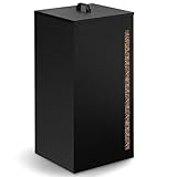 IDMarket - Pelletbehälter 30 kg schwarz Pelletlagerung 35 x 35 x 53,5 cm