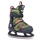K2 Skates Jungen Schlittschuhe Raider Ice, green - orange, 25G0110.1.1.L, L (EU: 35-40 / UK: 3-7 / US: 4-8)