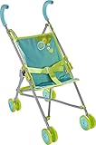 HABA 306208 - Puppenbuggy Sommerwiese, Puppen Zubehör ab 3 Jahren, 25 x 25 x 63 cm