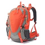 Neuer Rucksack Lässige Outdoor-Bergsteigertasche, Schulter-Nylon-Reise-Campingtasche, Sport-Outdoor-Tasche, Fahrradrucksack 30 l Outdoor-Wanderrucksack(Orange)