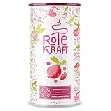 Rote Kraft | Smoothie Pulver | 600g | mit Wurzeln & Beeren u.a. Maca, Kurkuma, Guarana, Yerba Mate, Himbeeren, Açai, Goji Beeren | Alternative zu Kaffee - Alpha Foods