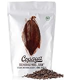 Copaya Bio Kakao Nibs Roh ohne Zusätze, Kakaonibs aus Peruanischen Kakaobohnen, Kontrollierte Premium Bohnen, Ungeröstet & Ungesüßt, Probierpackung 250g