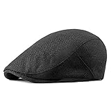 Amorar Schirmmütze Herren Schiebermütze Flatcap Newsboy Cap Baskenmütze Barett Cap aus Baumwolle Schlägermütze Für Frühling und Herbst