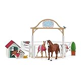 schleich 42458 HORSE CLUB Hannahs Gastpferde mit Hündin Ruby, für Kinder ab 5-12 Jahren, HORSE CLUB - Spielset