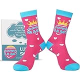 Jeasona Mama Socken 39-42 Geschenke für Mama Geburtstag Weihnachtsgeschenke für Mama von Kind Mama Geschenk Geburtstag Geschenk Mama Kleinigkeit Beste Mama Geschenk Geburtstagsgeschenk für Mama 40 50