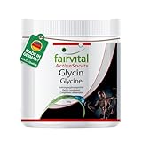 Fairvital | Glycin Pulver - 500g - VEGAN - Aminosäure - 100% reines Glycin-Pulver ohne Zusatzstoffe