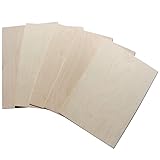 Sperrholzplatten Birke - A3 | 420 x 297 x 3 (+-0,5) mm - hochwertige Multiplex Platte - Holz zum Basteln - Holzplatten für Bastelarbeiten - Holzzuschnitte - 5 Stück