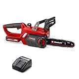 Einhell Akku-Kettensäge GE-LC 18/25-1 Li Kit Power X-Change (18 V, 23 cm Schnittlänge, 4,5 m/s Kettengeschwindigkeit, autom. Kettenschmierung, inkl. 1x 3,0 Ah Akku + Ladegerät)