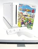 Nintendo Wii Konsole in weiss mit Mario Party 8