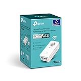 TP-Link WLAN Powerline Adapter TL-WPA8631P(Dualband WLAN 1200Mbit/s, AV1300 Powerline, Steckdose, Wifi Clone, MU-MIMO, 3 Gigabit Ports, Plug&Play, ideal für HD-Streaming, App Kontrolle)weiß