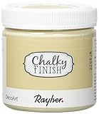 Rayher 38867508 Chalky Finish auf Wasser-Basis, Kreide-Farbe für Shabby-Chic-, Vintage- und Landhaus-Stil-Looks, 118 ml (1er Pack) beige