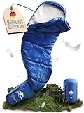 ONLYHIKE® Innovativer Sommerschlafsack kleines Packmaß & Ultraleicht [ab 750g] | Schlafsack Ultraleicht in Gr. M-XL | Mumienschlafsack Outdoor für erholsamen Schlaf beim Camping & Outdoor im Sommer