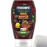 Thomy Vegan BBQ Sauce würzig rauchig (300ml Flasche) + usy Block