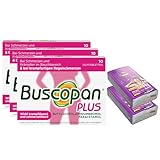 Buscopan PLUS Filmtabletten 3 x 10 St mit 2 x Allegra Taschentücher - Schnelle Linderung bei Regelschmerzen & Starken Beschwerden, Zweifach Wirkung: Krampflösend und Schmerzstillend, Wirkt in 15 Min.