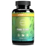 Primal Cleanse Körper Rein - 60 Portionen (1 Kapseln pro Tag) - Laborgeprüft in Deutschland - Vegane Kapselhülle - Spirulina~ Pulver